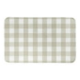 thumbnail image 1 of Creative Products Tan Buffalo Check 34x21 Bath Mat, 1 of 1