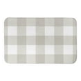 thumbnail image 1 of Creative Products Tan Buffalo Check 34x21 Bath Mat, 1 of 1