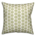 thumbnail image 1 of Creative Products Tan Floral Pattern 16x16 Spun Poly Pillow, 1 of 2