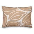 thumbnail image 1 of Creative Products Tan Modern Leaf Lines 14x20 Indoor / Outdoor Pillow, 1 of 3