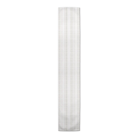 Creative Products Taupe Dot 16x90 Cotton Twill Table Runner
