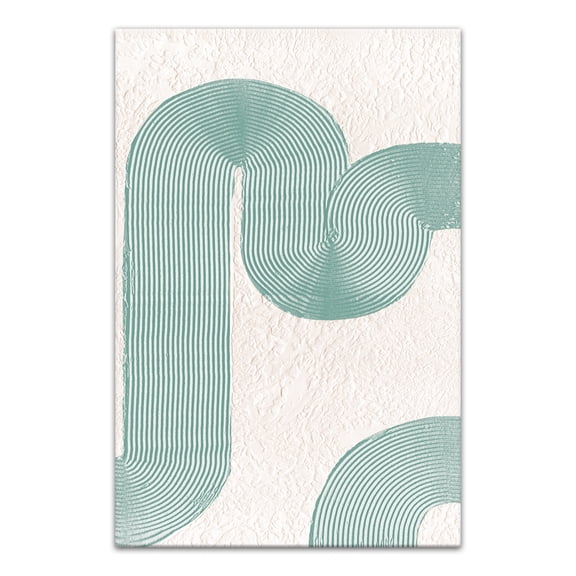 Creative Products Teal Abstract Pathway 20 x 30 Canvas Wall Art