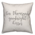 thumbnail image 1 of Creative Products Ten Thousand Goodnight Kisses 16x16 Spun Poly Pillow, 1 of 2