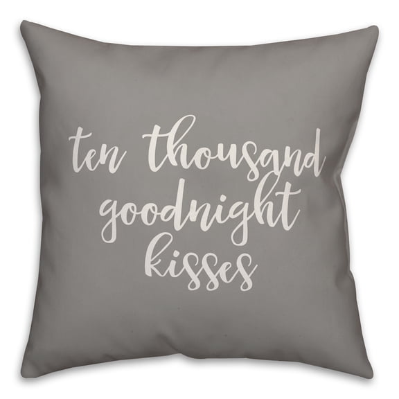 Creative Products Ten Thousand Goodnight Kisses 16x16 Spun Poly Pillow
