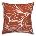 thumbnail image 1 of Creative Products Terra Cotta Leaf Lines 18x18 Indoor / Outdoor Pillow, 1 of 3
