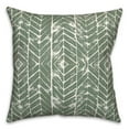 thumbnail image 1 of Creative Products Textured Chevron Green 20 x 20 Indoor / Outdoor Pillow, 1 of 2