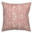 thumbnail image 1 of Creative Products Textured Chevron Pink 16 x 16 Indoor / Outdoor Pillow, 1 of 2