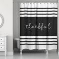 thumbnail image 1 of Creative Products Thankful 71x74 Shower Curtain, 1 of 2
