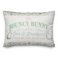 thumbnail image 1 of Creative Products The Bouncy Bunny Bed and Breakfast 20 x 14 Spun Poly Pillow, 1 of 3