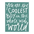 thumbnail image 1 of Creative Products The Coolest Boy 16x20 Canvas Wall Art, 1 of 1