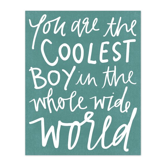Creative Products The Coolest Boy 16x20 Canvas Wall Art