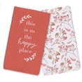 thumbnail image 1 of Creative Products The Happy Place Pink 16 x 25 Tea Towel Set of 2, 1 of 5