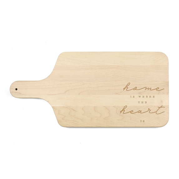 Creative Products The Most Important Things In Life 17 x 8 Maple Paddle Cutting Board