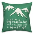 thumbnail image 1 of Creative Products The Mountains Are Calling 18 x 18 Spun Poly Pillow, 1 of 3