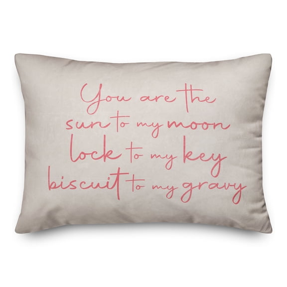 Creative Products The Sun to my Moon 20 x 14 Indoor / Outdoor Pillow