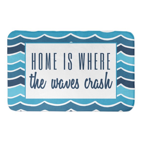 Creative Products The Waves 34x21 Bath Mat