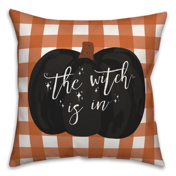 Creative Products The Witch is In 18x18 Spun Poly Pillow