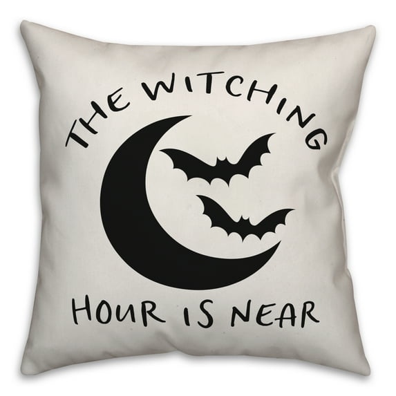 Creative Products The Witching Hour is Near 18x18 Spun Poly Pillow