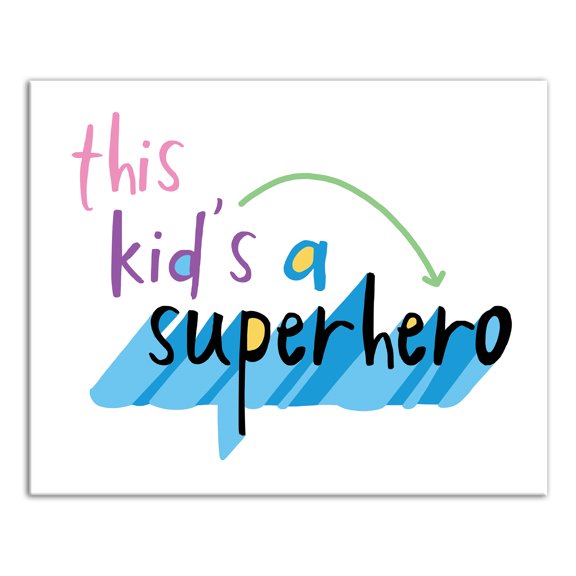 Creative Products This Kid is a Superhero 16x20 Canvas Wall Art