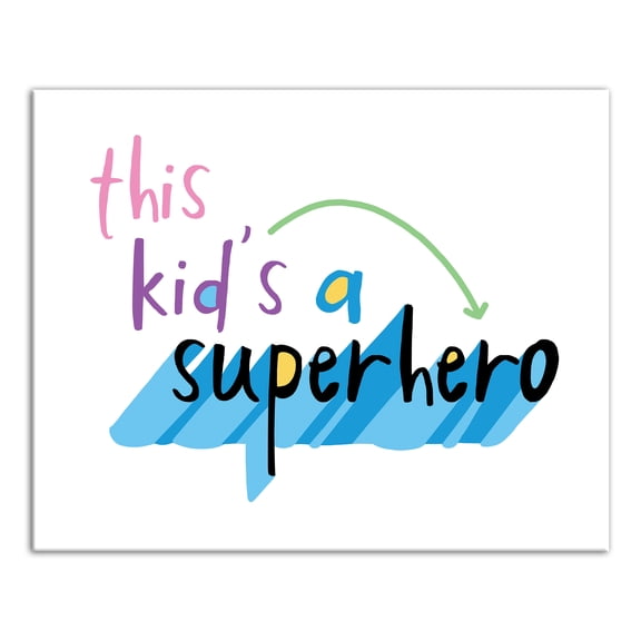 Creative Products This Kid is a Superhero 24x30 Canvas Wall Art
