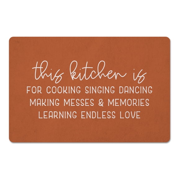 Creative Products This Kitchen Copper 27x18 Floor Mat