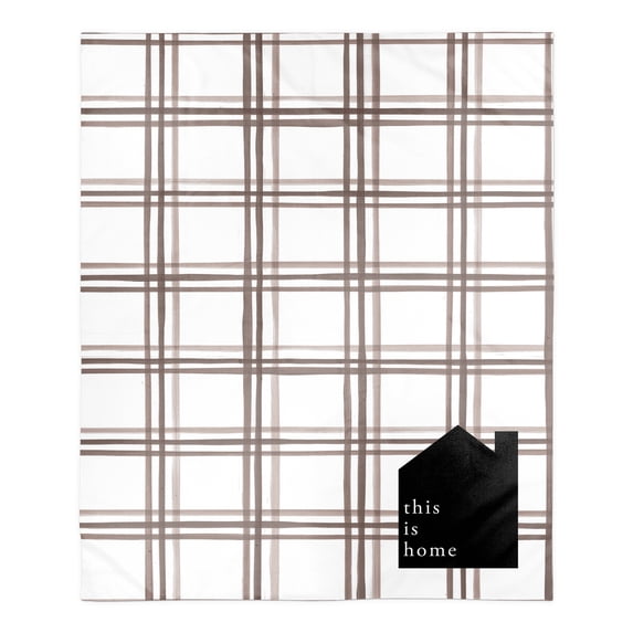 Creative Products This is Home 50 x 60 Sherpa Fleece Blanket