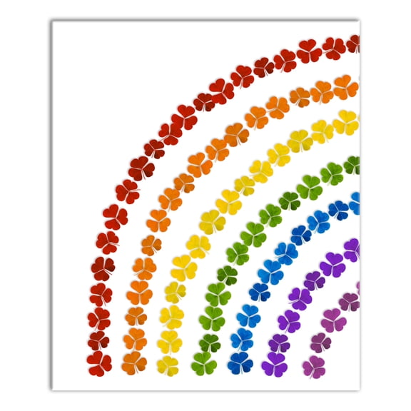 Creative Products Three Leaf Clovers 20 x 24 Canvas Wall Art