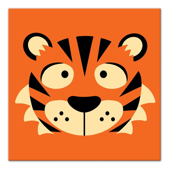Creative Products Tiger Face 12x12 Canvas Wall Art