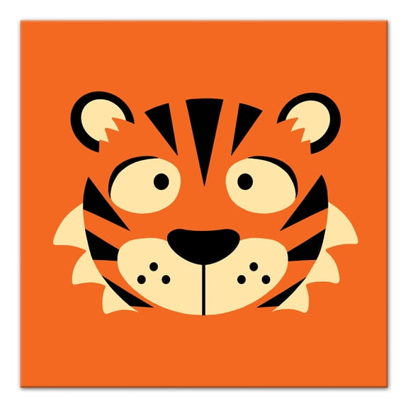 Creative Products Tiger Face 24x24 Canvas Wall Art