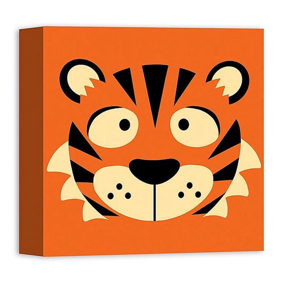 Creative Products Tiger Face Friend 12x12 Canvas Wall Art