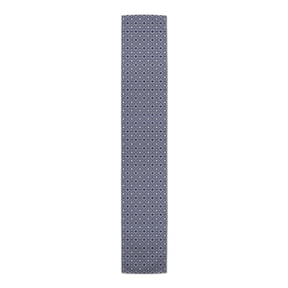 Creative Products Tile Pattern Navy Blue 16x90 Poly Twill Table Runner