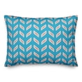 thumbnail image 1 of Creative Products Tire Track Pattern in Blue 14x20 Spun Poly Pillow, 1 of 2