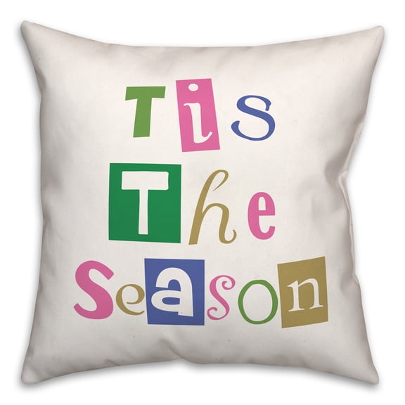 Creative Products Tis the Season 16 x 16 Spun Poly Pillow
