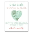 thumbnail image 1 of Creative Products To Our Family You are the World 11 x 14 Canvas Wall Art, 1 of 4