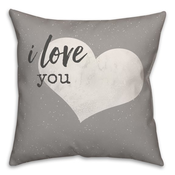 Creative Products To the moon and back reversible 18x18 Spun Poly Pillow