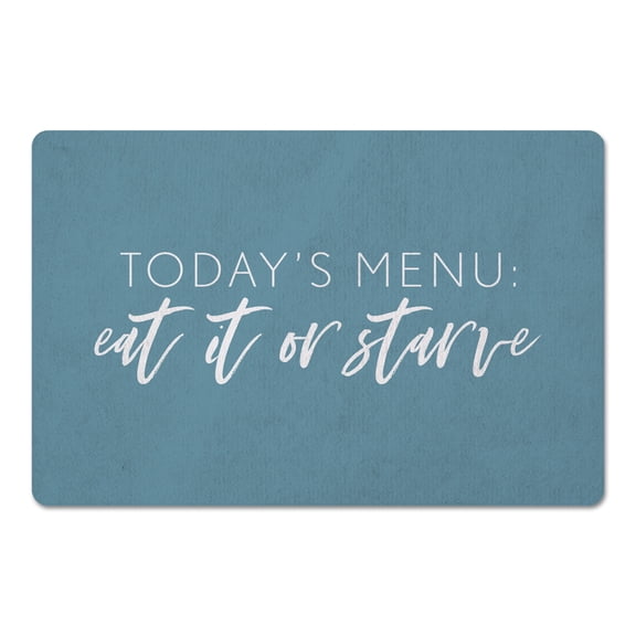 Creative Products Today's Menu Sea 27x18 Floor Mat