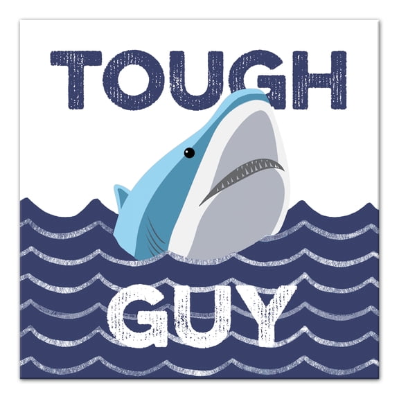 Creative Products Tough Shark Guy 20x20 Canvas Wall Art