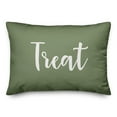 thumbnail image 1 of Creative Products Treat in Green 14 x 20 Spun Poly Pillow, 1 of 3