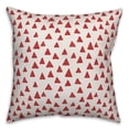 thumbnail image 1 of Creative Products Triangles in Red 16x16 Spun Poly Pillow, 1 of 2