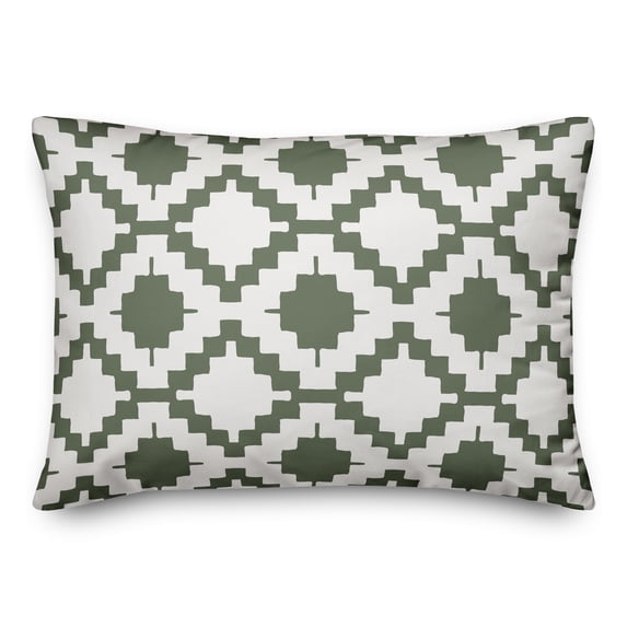 Creative Products Tribal Print Maroon 14x20 Spun Poly Pillow