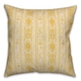 thumbnail image 1 of Creative Products Tribal in Yellow 16x16 Spun Poly Pillow, 1 of 2