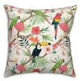 thumbnail image 1 of Creative Products Tropical Birds 18x18 Indoor / Outdoor Pillow, 1 of 3