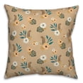 thumbnail image 1 of Creative Products Tropical Jag Beige 18 x 18 Spun Poly Pillow, 1 of 3