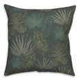 thumbnail image 1 of Creative Products Tropical Palm Gray 18 x 18 Spun Poly Pillow, 1 of 3
