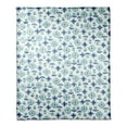 thumbnail image 1 of Creative Products Tulip Pattern in Dark Blue 50x60 Coral Fleece Blanket, 1 of 2