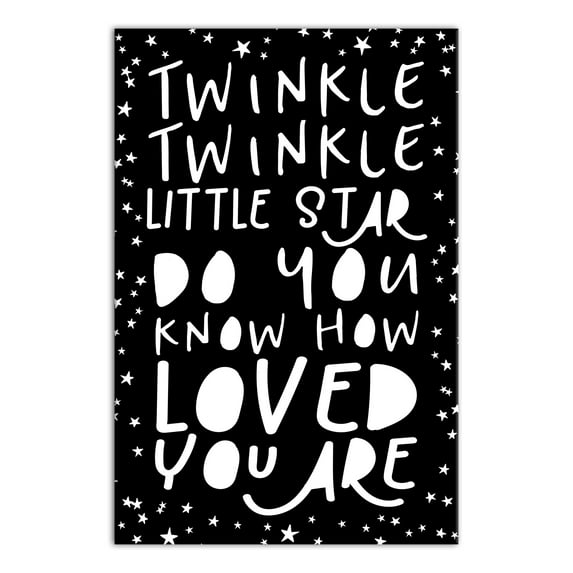 Creative Products Twinkle Twinkle Little Star 16x24 Canvas Wall Art