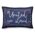 thumbnail image 1 of Creative Products United we Stand Script 20 x 14 Indoor / Outdoor Pillow, 1 of 3