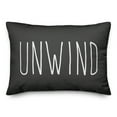 thumbnail image 1 of Creative Products Unwind Black and White 14x20 Indoor / Outdoor Pillow, 1 of 2
