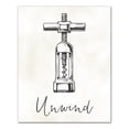 thumbnail image 1 of Creative Products Unwind Wine Bottle Opener Canvas Wall Art, 16x20, 1 of 5