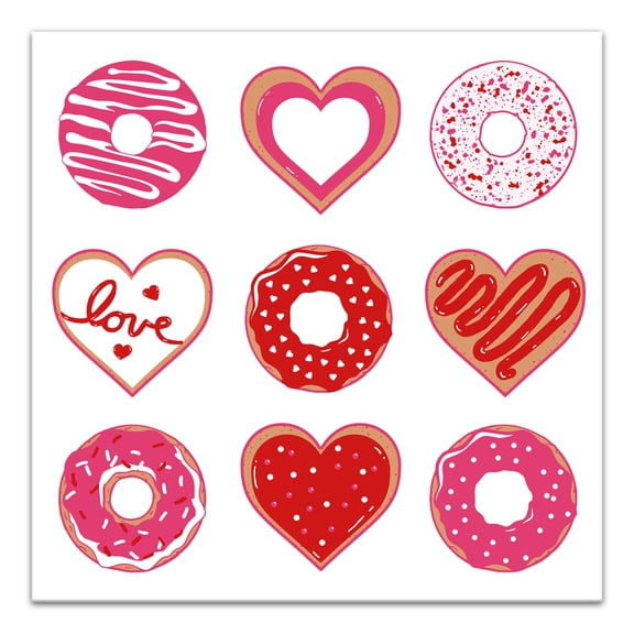 Creative Products Valentines Sweets 16 x 16 Canvas Wall Art